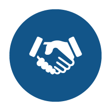 icon of handshake icon of handshake